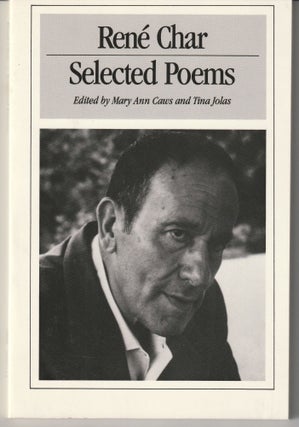 Item #011541 Selected Poems of René Char. Mary Ann Caws, Tina Jolas, Editiors