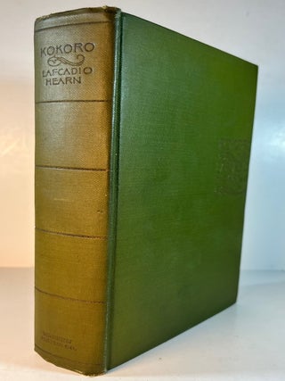 Item #011587 Kokoro: Hints and Echoes of Japanese Inner Life. Lafcadio Hearn