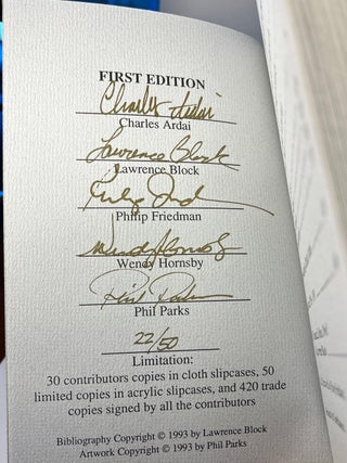 Lawrence Block Bibliography 1958 - 1993 (Signed First Limited Edition)