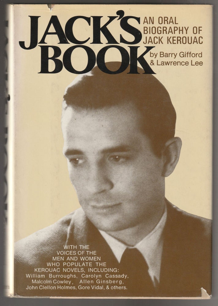Item #011839 Jack's Book: An Oral Biography of Jack Kerouac. Barry Gifford, Lawrence Lee.