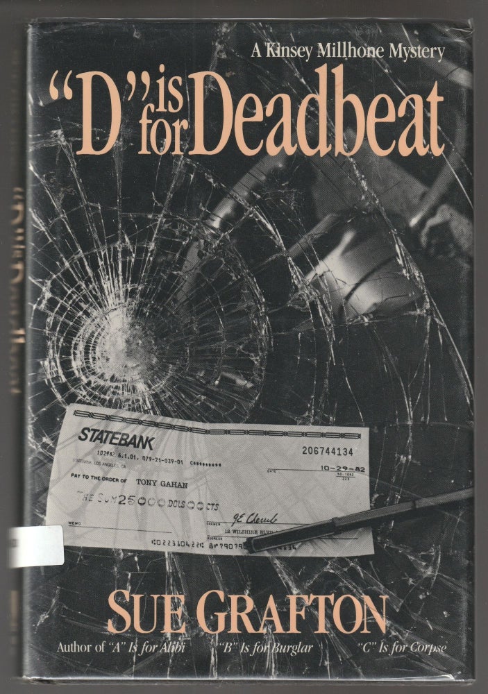 Item #012225 D Is for Deadbeat (Signed First Edition). Sue Grafton.