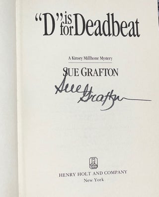 D Is for Deadbeat (Signed First Edition)