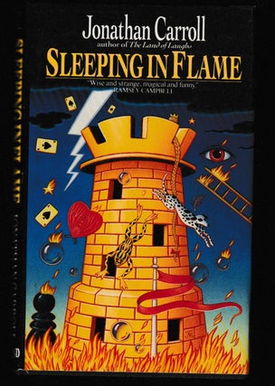 Item #012454 Sleeping in Flames (Signed First Edition). Jonathan Carroll