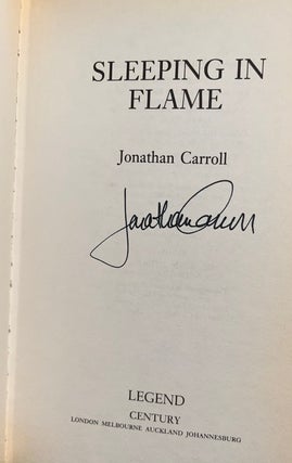 Sleeping in Flames (Signed First Edition)
