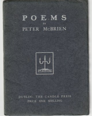 Item #012500 Poems (Poetry Booklets Number Three). Peter McBrien