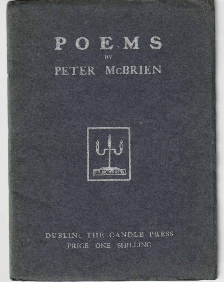 Item #012500 Poems (Poetry Booklets Number Three). Peter McBrien.