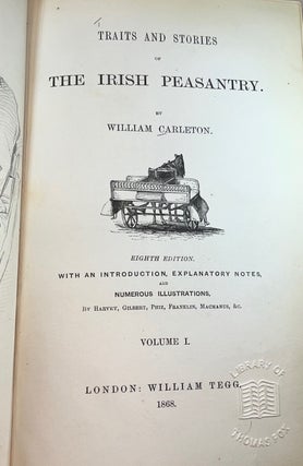 Traits and Stories of the Irish Peasantry (Fine Signed Binding)