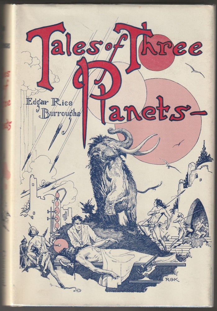 Item #012672 Tales of Three Planets (Signed by Illustrator- First Edition). Edgar Rice Burroughs.