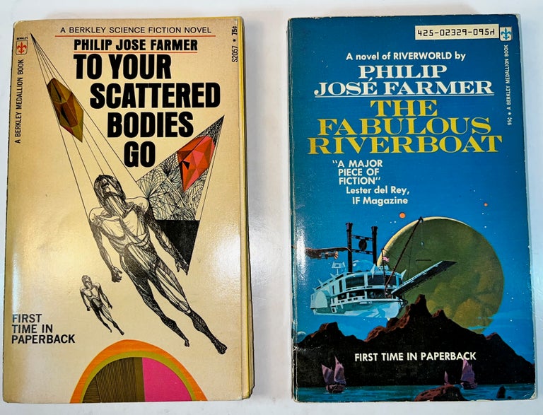 Item #012700 To Your Scattered Bodies Go and The Fabulous Riverboat (Unique Signed Annotated Research Copies). Philip Jose Farmer.