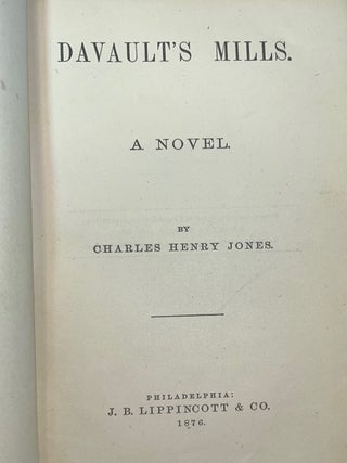Davault's Mills (Inscribed First Edition)