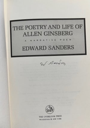 The Poetry and Life of Allen Ginsberg: A Narative Poem (Signed First Edition)