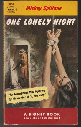 Item #012906 One Lonely Night (#888 First Printing). Mickey Spillane
