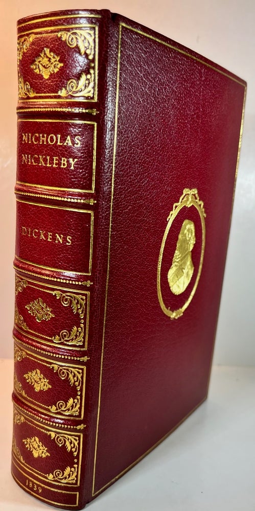 Item #013129 Nicholas Nickelby (First Edition in Fine Bayntun-Riviere Binding). Charles Dickens.