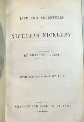 Nicholas Nickelby (First Edition in Fine Bayntun-Riviere Binding)