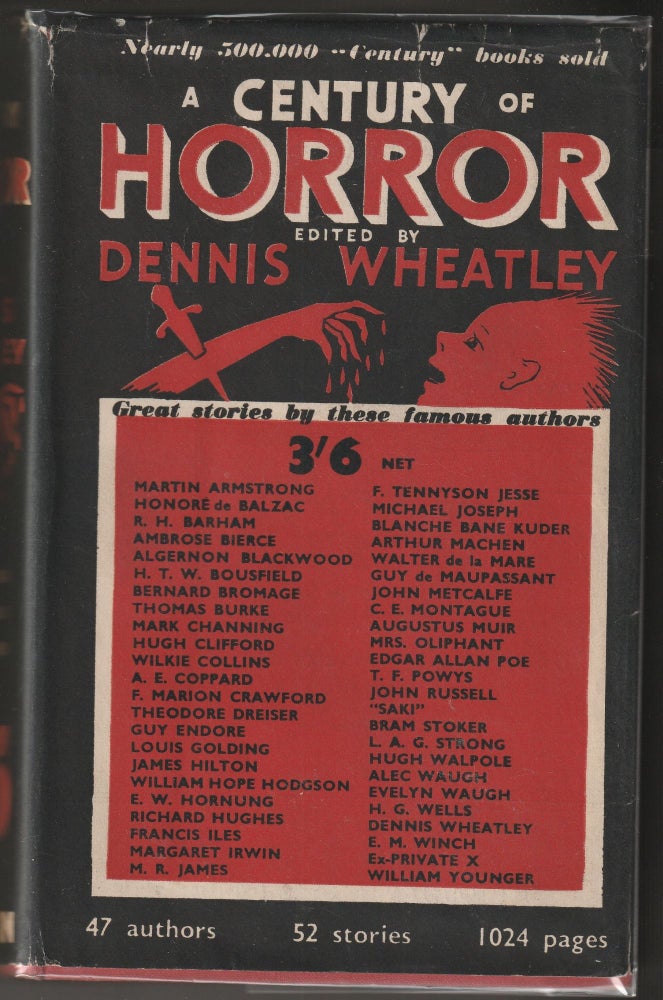 Item #013192 A Century of Horror. Dennis Wheatley.
