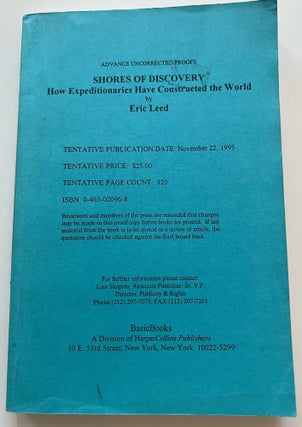 Item #013446 Shores of Discovery (Advanced Uncorrected Proof). Eric Leed