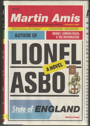 Item #013505 Lionel Asbo: State of England (Signed First Edition). Martin Amis