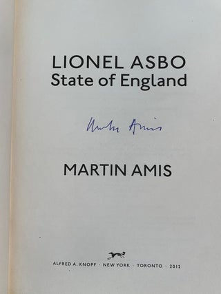 Lionel Asbo: State of England (Signed First Edition)