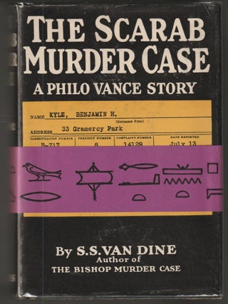 Item #013566 The Scarab Murder Case. S. S. Van Dine