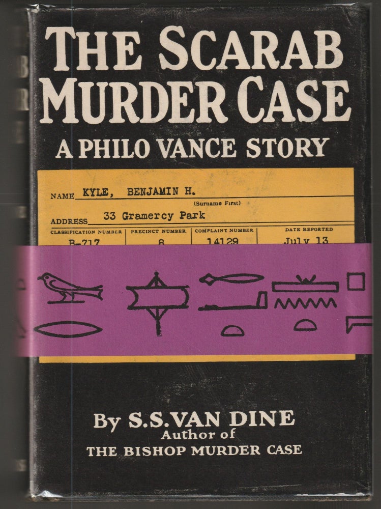 Item #013566 The Scarab Murder Case. S. S. Van Dine.