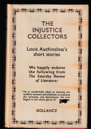 Item #014079 The Injustice Collectors. Louis Auchincloss