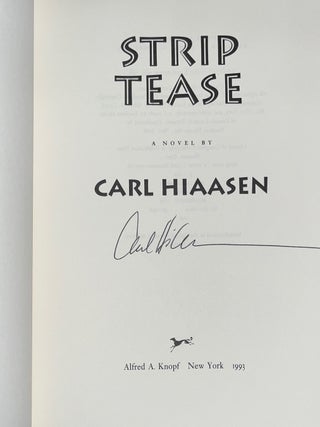 Strip Tease (Signed First Edition)