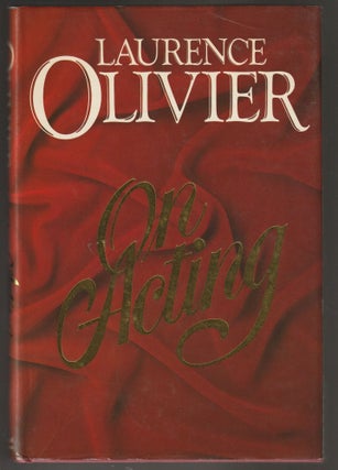 Item #014205 On Acting. Laurence Olivier
