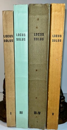 Item #014360 Locus Solus (Signed by Kenward Elmslie). John Ashberry, Kenneth Koch, Harry Mathews,...