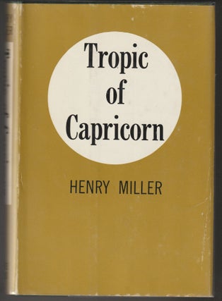 Item #014378 Tropic of Capricorn. Henry Miller