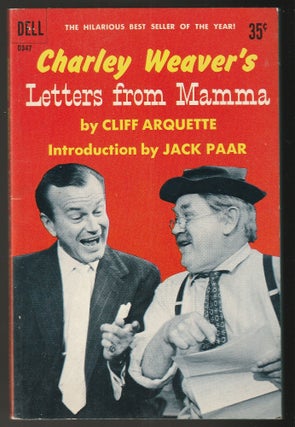 Item #014643 Charley Weaver's Letters From Mamma. Cliff Arquette