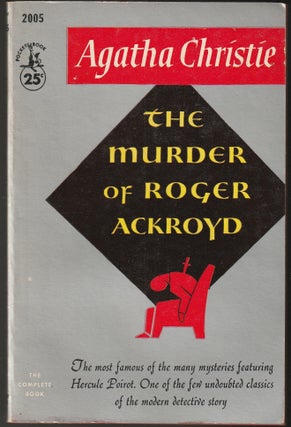 Item #014819 The Murder of Roger Ackroyd. Agatha Christie