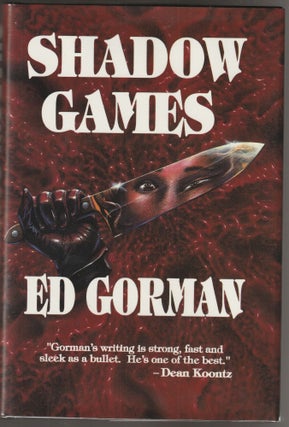 Item #015129 Shadow Games Signed Limited Edition). Edward Gorman