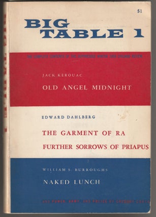 Item #015176 Big Table 1 (Signed Association Copy by William S. Burroughs). Irving Rosenthal,...