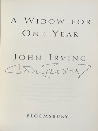 A Widow for One Year (Signed True First Edition)