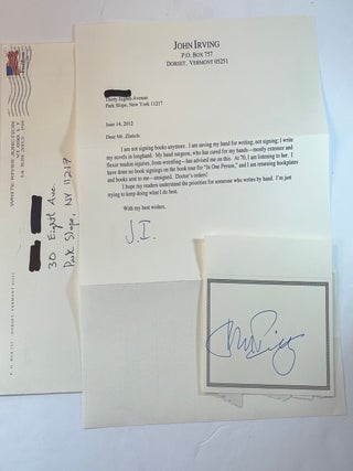 In One Person (With Initialed Letter and Signed Bookplate)