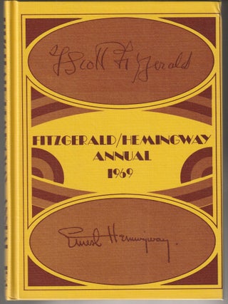 Item #015877 Fitzgerald/Hemingway Annual 1969. Matthew J. Bruccoli