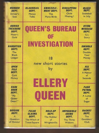Item #016419 Queen's Bureau of Investigation, Ellery Queen