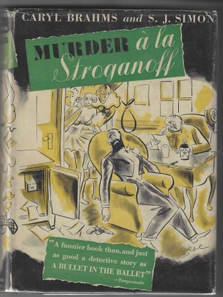 Item #016540 Murder a la Stroganoff. Doris Caroline Abrahams, Simon JashaSkidelski, Caryl Brahms,...