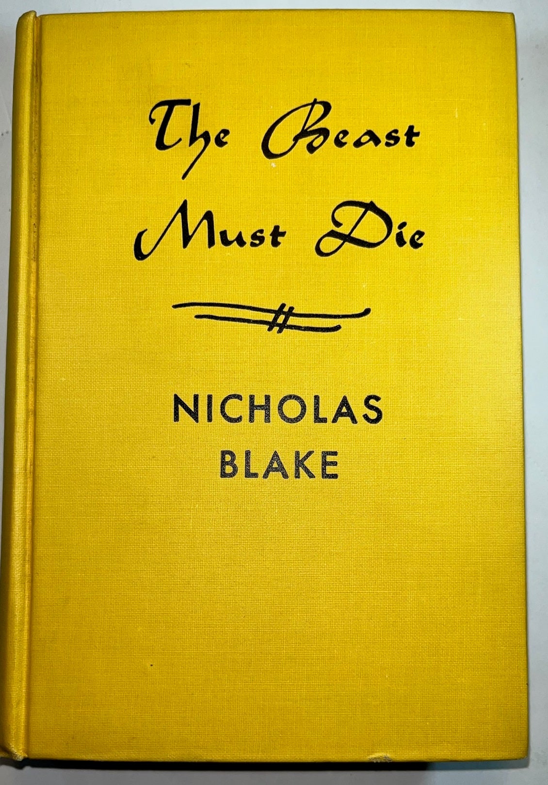 The Beast Must Die Nicholas Blake Cecil Day Lewis First U S Edition the-beast-must-die-nicholas-blake-cecil-day-lewis-first-u-s-edition