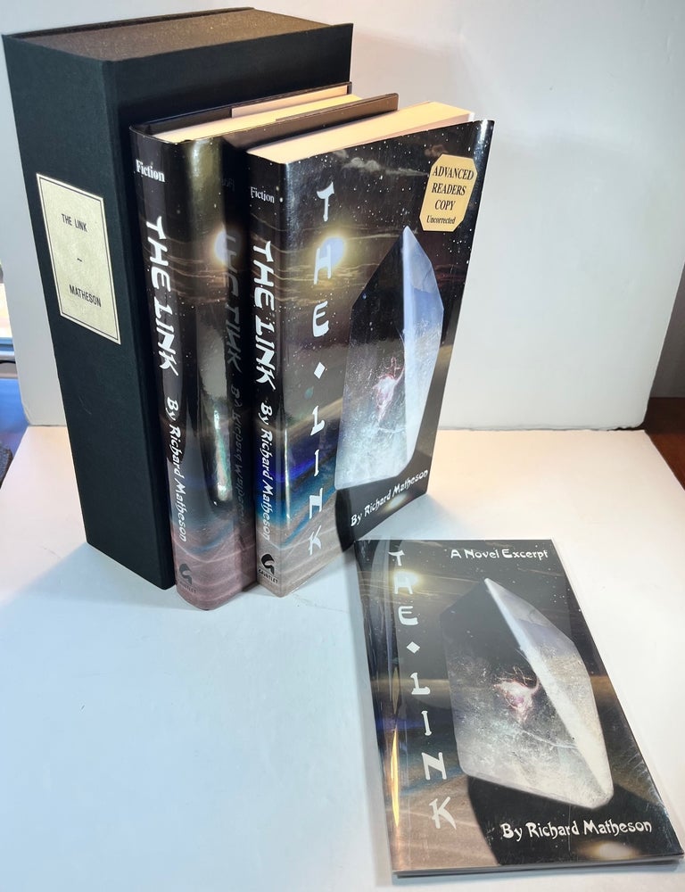Item #016900 The Link (Signed First Edition Collector's Set w/ Signed Advance Excerpt and ARC). Richard Matheson.