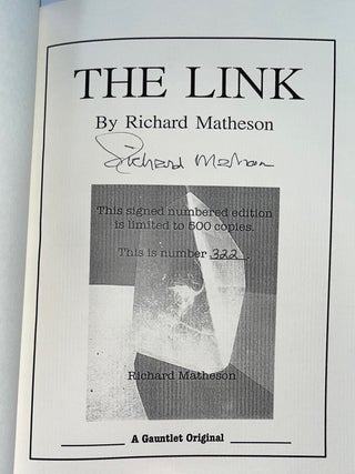 The Link (Signed First Edition Collector's Set w/ Signed Advance Excerpt and ARC)