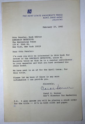 Gallery of Sinister Perspectives: Ten Crimes and a Scandal (Association Review Copy from the Personal Library of Otto Penzler)