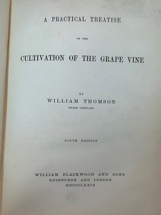 Practical Treatise on the Grape Vine