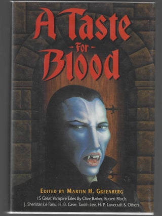Item #017622 A Taste For Blood. Martin Greenberg