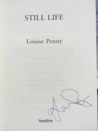 Still Life (Signed First Edition)