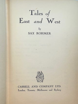 Tales of East and West (Signed and Inscribed Association Copy)