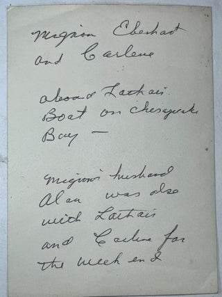 America's Agatha Christie: Mignon Good Eberhart, Her Life and Works (Signed & Inscribed Association Copy with Original Photo)