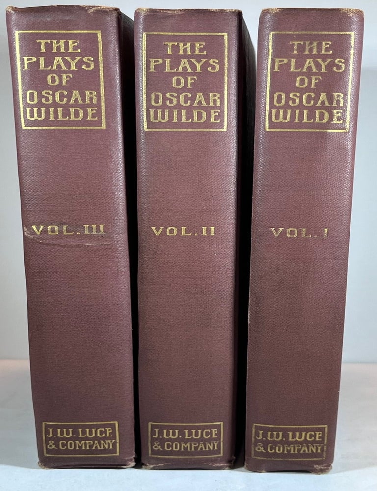Item #018569 The Plays of Oscar Wilde. Oscar Wilde.