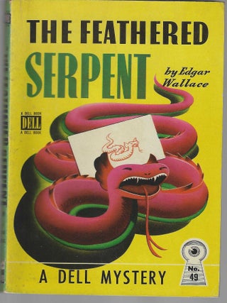 Item #018675 The Feathered Serpent (Dell Map Back). Edgar Wallace