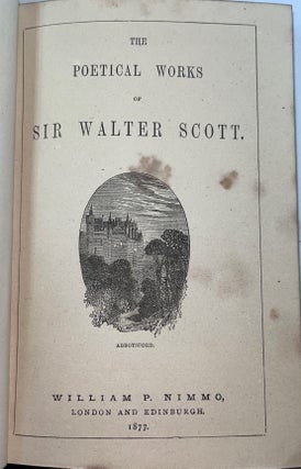 The Poetical Works of Sir Walter Scott (Fine Binding)